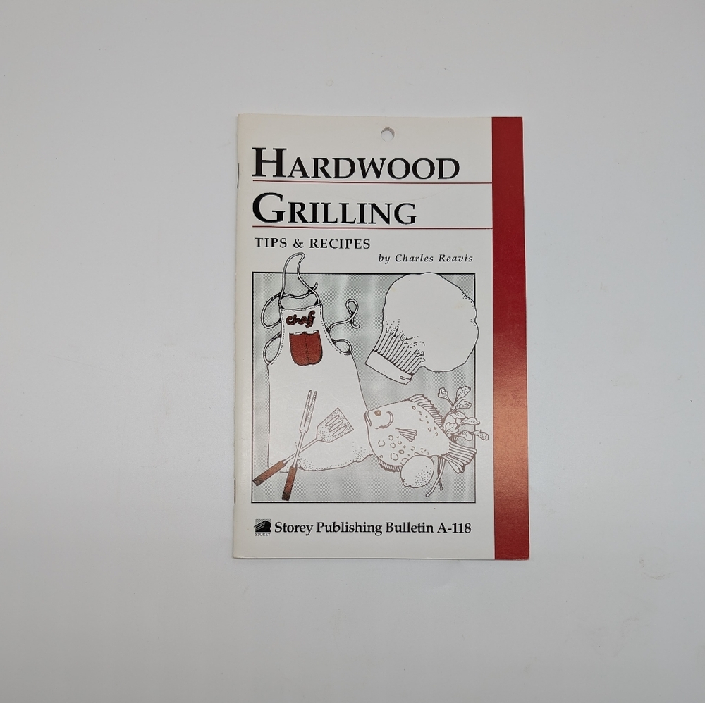 Hardwood Grilling Tips & Recipes Booklet - White with Red Accent